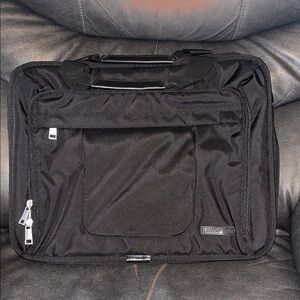 Lands' End Black Men's Laptop Briefcase